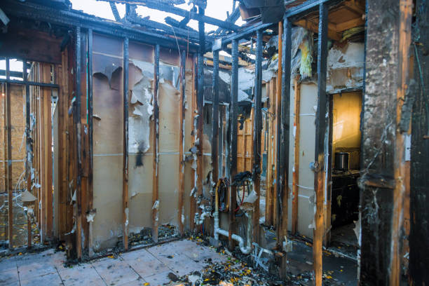 Professional Emergency Fire Cleanup technician working in St. Michael, MN